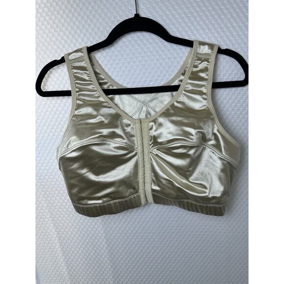 Enell NL100 Wireless High Impact Sports Bra 261 Size 4 Ecru - Picture 6 of 8